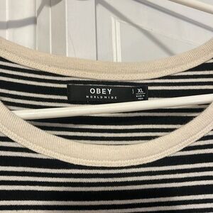 Obey striped dress